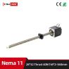 China 80 Degree Temperature Rise Nema 11 Linear Stepper Motor with Trapezoidal Thread Screw wholesale