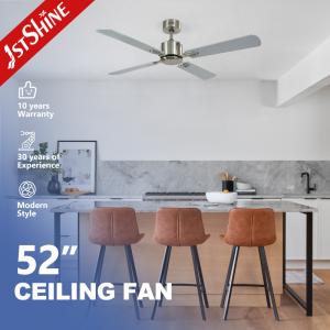China 6 Speeds DC Motor Ceiling Fan with Silver MDF Blades and Mulit Colors in Fancy Design wholesale