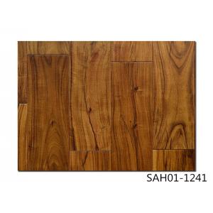 China small leaf Acacia Handscraped, UV lacquer, HDF engineered flooring, 3-layer, UV lacquer supplier
