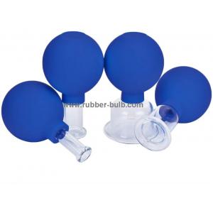 Glass Silicone 15 25mm Vacuum Cupping Anti Cellulite Suction Cups