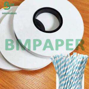 24g 28g Biodegradable Colorful Paper Drinking Straw Packaging Kraft Paper Roll