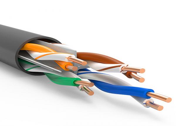 Pvc Jacket Netowork Ethernet LAN Cable Utp Cat 6 24awg 2pr 4pr 305m 1000ft 0.56
