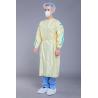 China EO Disinfecting Washable Yellow Stripe Reusable Isolation Gown wholesale