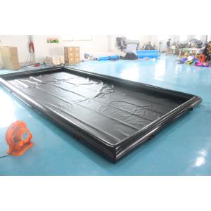 Portable Airtight Inflatable Car Wash Mat PVC Inflatable Car Water Collector Containment Mat