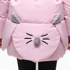 China Kids Clothing Suppliers China Long Coat Winter Latest Outdoor  Detachable cap Children Girls Pink Down Jacket supplier