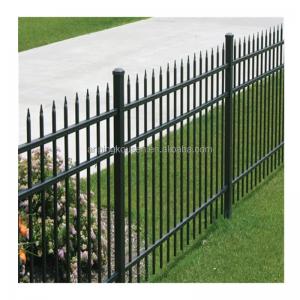 China 6ft 8ft Solid Metal Fence with Heat Treated Pressure Treated Wood Easy Installation supplier
