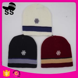 China 100%Acrylic 21*22cm 77g Free Samples novelty Hot Sale On Line winter knitting hats supplier