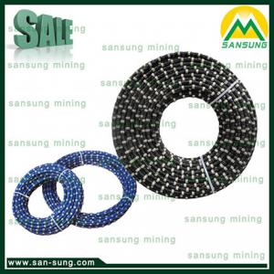 China Rubber Plastic Spring Diamond Wire For Cutting Marble and Granite supplier