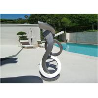 China Brushed Craft Stainless Steel Sculpture Art Home Decoration Swimming Pool Garden on sale