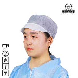 China Custom SPP Snood Disposable Nonwoven Cap Headwear For Kitchen supplier