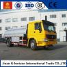 China HOWO 8X4 Oil Tank Truck Trailer / Fuel Tank Truck Single - Plate Dry Clutch wholesale