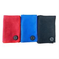 China Pretty Design MicroFiber Golf Towel Embroidered Accept OEM ODM on sale