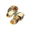 China Gold Plating RF Coaxial Connectors SMA Male to Female Adapter 50 Ohm 1.9 VSWR wholesale