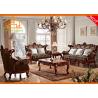 China wood furniture classic high luxury luxury italian furniture wooden sofa model wholesale