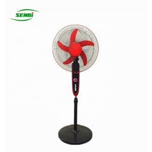 China Air Cooling 12 Volt Rechargeable Fan , 16 Inch Battery Operated Standing Fan supplier