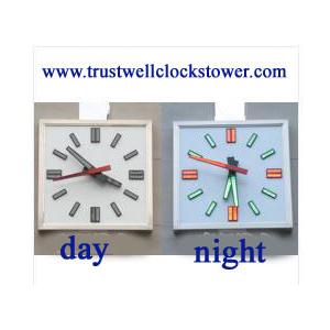 analog wall clocks with sound of Westminster music chime and night illumination lights GPS synchronization water proof