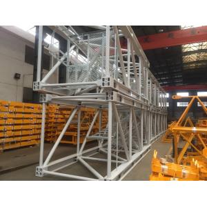 Rust Resistant Tower Crane Spare Parts Mast Section 660Mpa Tensile Strength