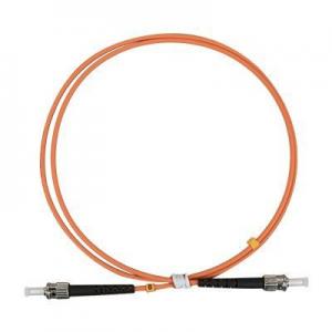 Orange Simlex ST To ST Multimode Fiber Patch Cable SX DX LSZH