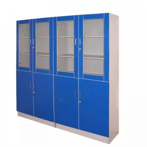 HPL Wood Lab Chemical Storage Cabinets For Hospital