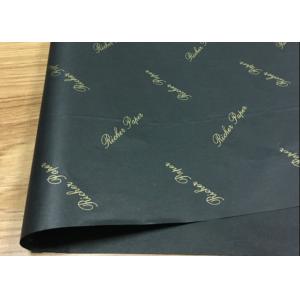 China custom pattern Luxury packaging paper black Golden white gift silk Wrapping Paper supplier