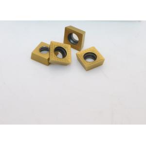 China Indexable Carbide Milling Inserts For Aluminium Machining Good Rigidity supplier