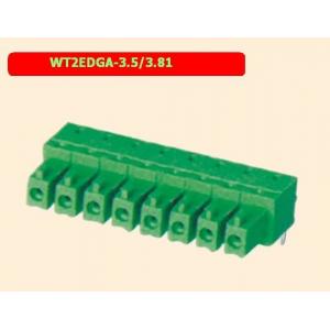 300V Screw Terminal Block Connector 2P-24P 3.5 / 3.81 Mm  Pitch  Fence Type