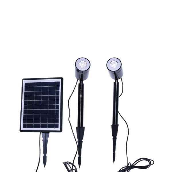 IP65 Waterproof Outdoor Solar Garden Lights 200lm Adjustable Solar Spotlight