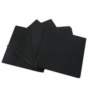 Barber Black Disposable Hair Salon Towel , Practical Disposable Non Woven Towel