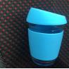 350ml Borosilicate Glass Coffee Mug Cup Silicon Lid Sleeve LFGB SGS