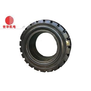 China 8.25-16 Solid Industrial Tyres , Forklift Wheels And Tires 6.50 Rim supplier