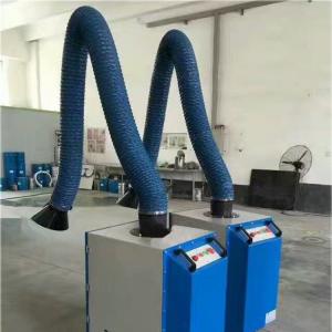 China Gas disposal welding fume extraction arm 160mm PVC coated glass fiber ducting wholesale