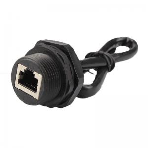ISO9001 RJ45 Male To Female Network Cable 125V 1.5A With ABS Housing