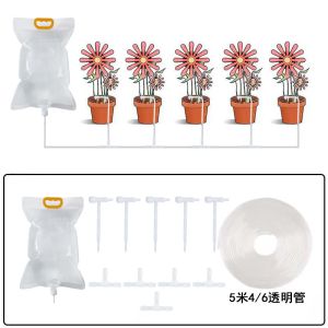 China Extra Large Plant Drip Irrigation Bag Automatic Watering Bags Self Automatic Watering System Drip Irrigation Device With Adjustable Valve Switch For Gardening Flower Outdoor, Clear wholesale