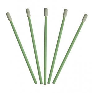 China Critical Environments Cleanroom Consumables Foam Tip Applicator Knitted Polyester supplier