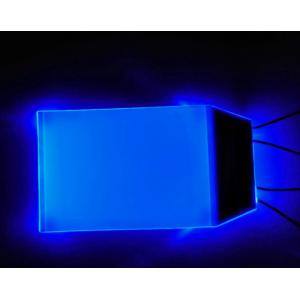 China LED Backlight 7 Segment  LCD Display    LED blue Backlight supplier
