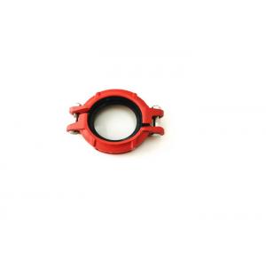 China 2 300PSI Flanged Ductile Iron Pipe Fittings Stainless Steel Grooved Pipe Coupling supplier