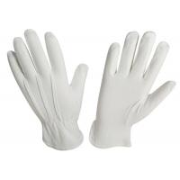 China disposable mens white cotton driving gloves with three stiching lines high quality cotton anti uv on sale