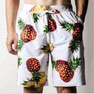 China 2019 Pinapple  swim trunks best mens board shorts swimming trunks with shorts inside supplier