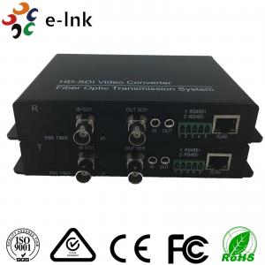 China 3G - SDI Video Hd Sdi To Fiber Converter RS485 Data with 10 / 100M Ethernet supplier