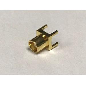 RF MCX Connector female gold plated vertical PCB Mount for antenna, WIFI and Bluetooth