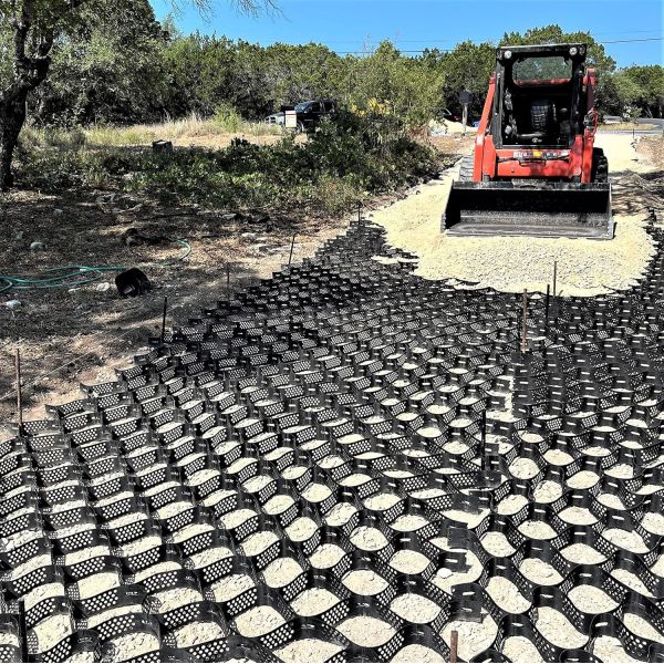 Heavy-Duty Honeycomb Geogrid For Soil, Gravel, Grass & Driveway Stabilization On Slopes, Walkways And Patios Driveways, Parking, Landscaping, Patios, Golf Cart ATV Paths