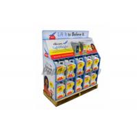China Pet Food Retail End Cap Displays With 2 Dividers And Wedged Top on sale