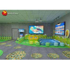 3D Interactive Projection Painting Fish Video Game Machine For Indoor Playground