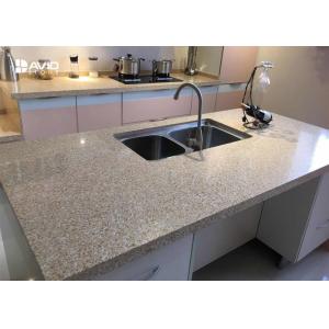 Professional Quartz Prefab Kitchen Countertops , Quartz Bathroom Worktops