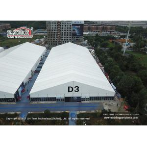 China 50m Clear Span Outdoor Exhibition Tents With Glass Wall Sidewalls supplier