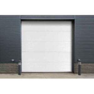 Powder Coated Insulation Sectional Overhead Doors With Polyurethane Foam Thermal Vertical
