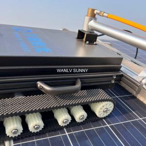 China 1100mm Cleaning Width Transportation Solar Panel Cleaning Equipment with Cleaner Brush Kit supplier