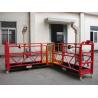 Customized 90 degree Red Suspended Working Platform for the Chimney Wall