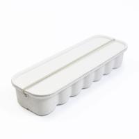 China Biodegradable Paper White Molded Pulp Tray With Elastic Rope For Electric Toothbrush on sale