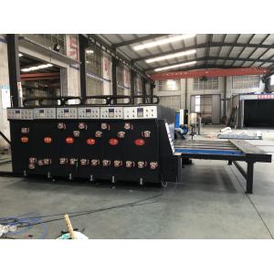 Good Quality Chain Feeder Mulit Colors Corrugated Cardboard Printer Slotter With Rubber Type